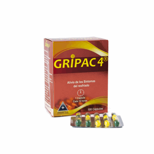Gripac 4 500/30/10/5 Mg Caja X 100 Capsulas - Sin Asignar
