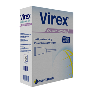 Virex Crema Vaginal X 10 Monod. - Virex
