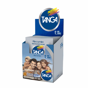 Tanga Crema Protec Solar Spf 100 Display X 12 Sobres De 10 Ml - Sin Asignar