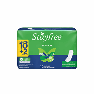 Toallas Higienicas Stayfree Normal Sin Alas X Paga 10 Lleva 12 - Stayfree