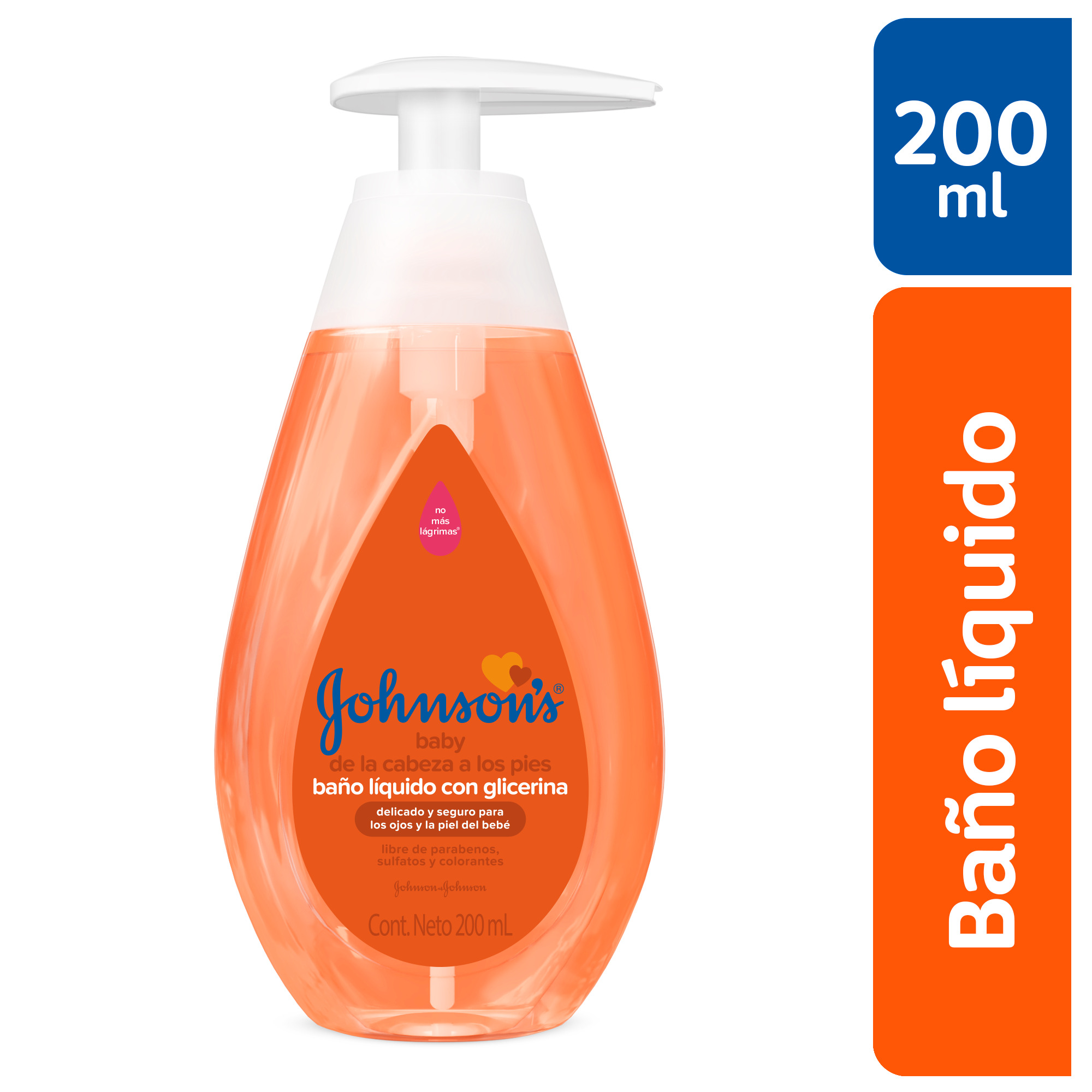 Baby Baño Liquido Pies A Cabeza X 200 Ml. - J&j
