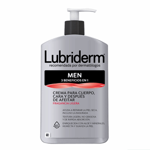 Lubriderm Mens 3 En 1 Fragancia Ligera X 400 Ml - Lubriderm