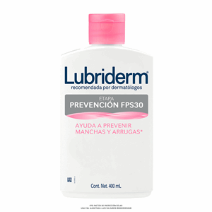 Crema Corporal Lubriderm Etapa Prevencion Fps 30 Frasco X 400 Ml - Lubriderm