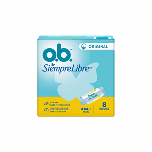 Tampones O-b Original Siempre Libre Medio X 8 Ui - Sin Asignar
