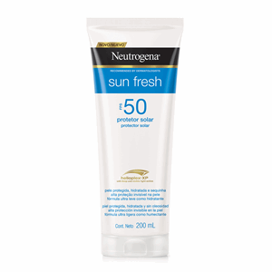 Neutrogena Sun Fresh Prot Solar Fps 50 Tubo X 200 Ml - Neutrogena