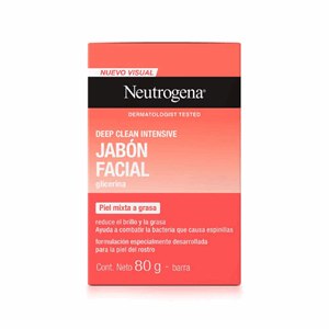 Neutrogena Jabon Fac Deeep Clean Intens Barra X 80 Gr - Neutrogena