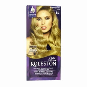 Tinte Koleston Crema De Color Rubio Cenizo Claro N°81 Minikit Gratis Activador Color X 50 Ml +guante - Koleston