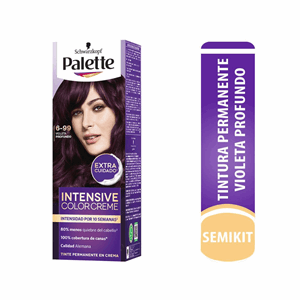 Tinte Palette Color Creme Violeta Profundo 6-99 (gratis Oxigenta Y Aguantes) - Palette