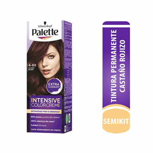 Tinte Palette Color Creme Castaño Rojizo 4-88 (gratis Oxigenta Y Agiuantes)  - Palette