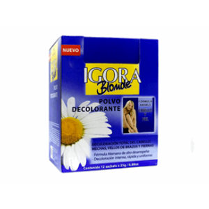 Igora Blonde Polvo Decolorante Pack X 12 Sobres - Igora