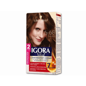 Tinte Igora Vital Est 6-68 Chocolate Doble Tubo X 100 G - Igora