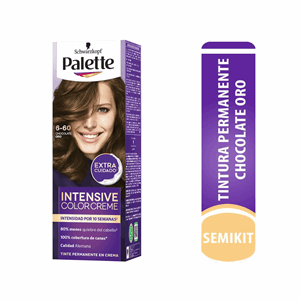 Tinte Palette Color Creme Chocolate Oro 6-60 (gtrais Oxigenta Y Guantes) - Palette