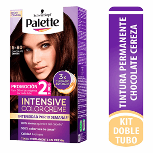 Tinte Palette Color Creme Est Chocolate Cereza 5-80 Doble Tubo - Palette