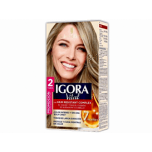 Tinte Igora Vital Est 9-1 Rubio Extra Claro Cenizo Doble Tubo X 100 G - Igora