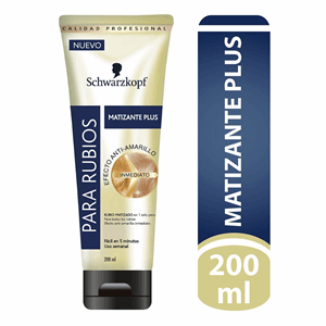 Schwarzkopf Matizante Plus Para Rubios Tubo X 200 Ml - Schwarzkopf