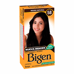 Tinte Bigen Negro Natural No 58(tradic) - Bigen