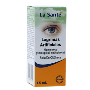 Lagrimas Artificiales La Sante Solucion Oftalmica Frasco X 15 Ml - La Sante