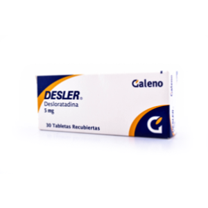 Desler 5 Mg Caja X 30 Tabletas - Desler