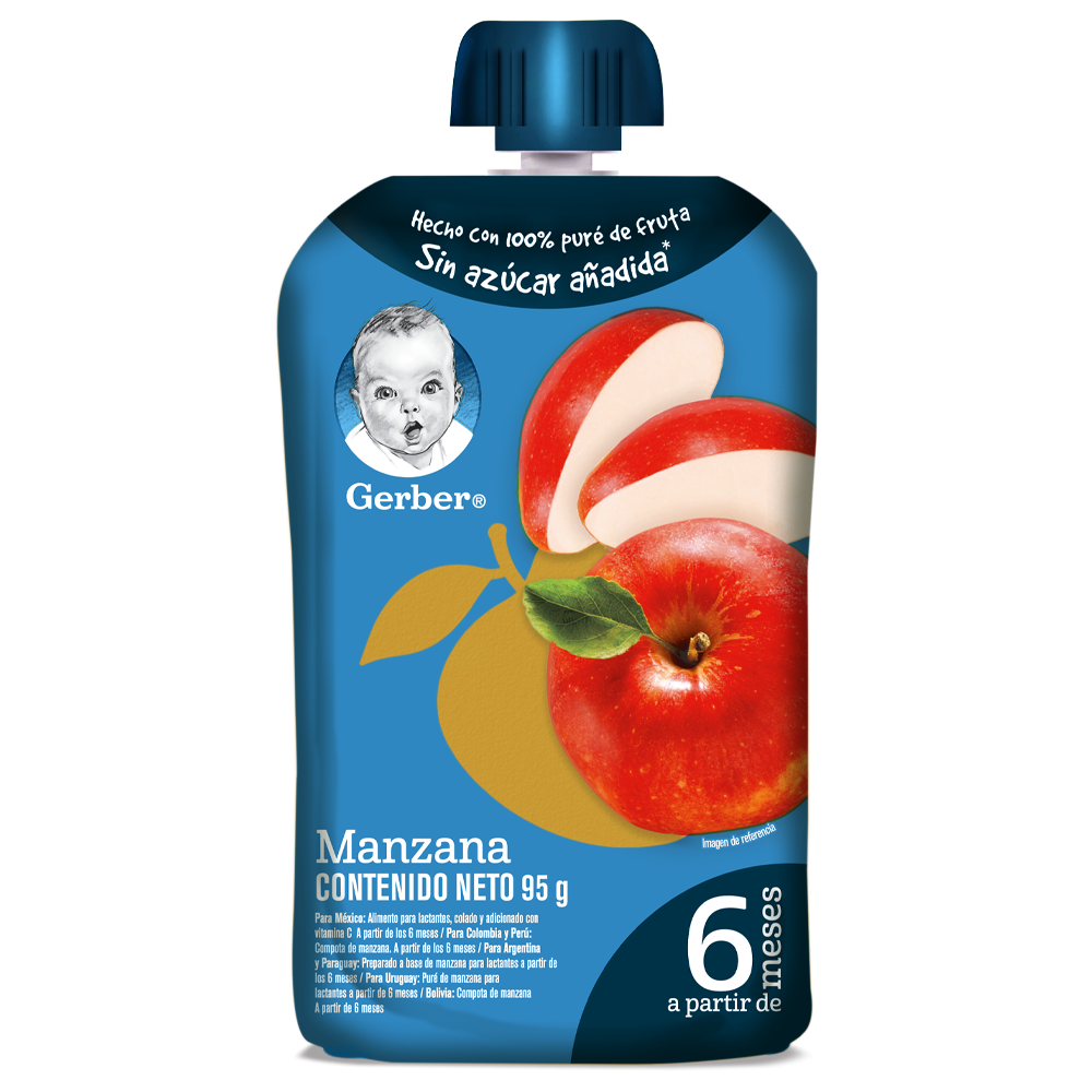 Compota Gerber Manzana Pouch Doy Pack X 95 G - Gerber