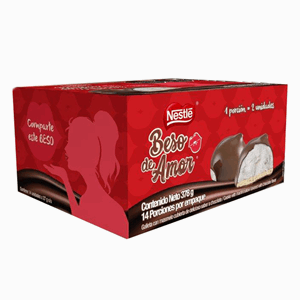Beso De Amor Galleta Masmelo Recub Display X 14 Unds De 27 Gr - Sin Asignar