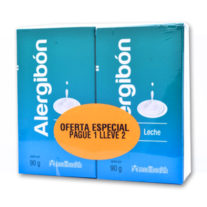 Jabon Alergibon Leche X 90 G Oferta 2 X 1 - Alergibon