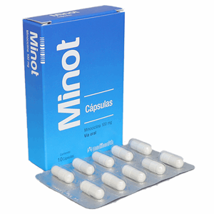 Minot 100 Mg X 10 Capsulas. - Minot