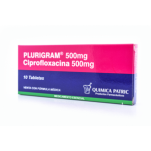 Plurigram 500 Mg X 10 Tabletas. - Plurigram