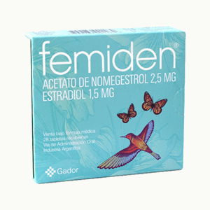 Femiden 2.5 Mg/1.5 Mg Caja X 28 Tabletas Recubiertas - Sin Asignar