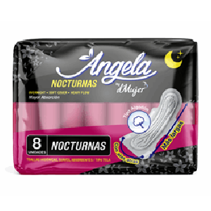 Angela Nocturnas C/alas Tela T/algodon X 8 Toallas - Sin Asignar