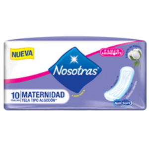 Toallas Higienicas Nosotras Maternidad X 10 Toallas - Nosotras