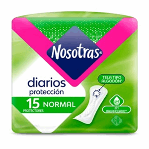 Protectores Nosotras Diarios Normal Caja X 15 Unidades - Nosotras