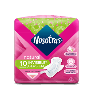 Nosotras Natural Invi Clasica Gel X 10 Ui 4166 - Nosotras