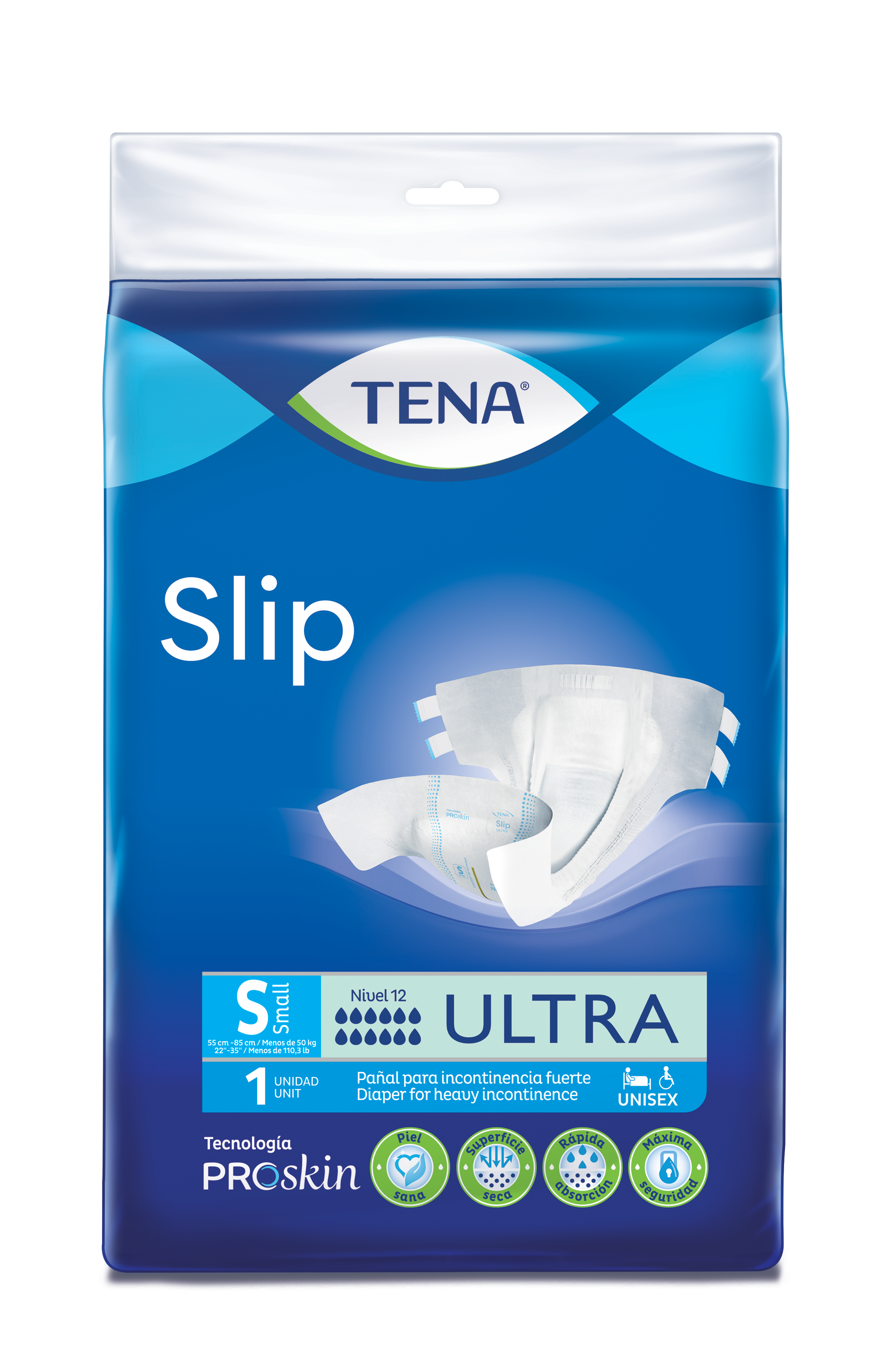 Pañal Tena Slip Talla S X 1 Unidad - Tena