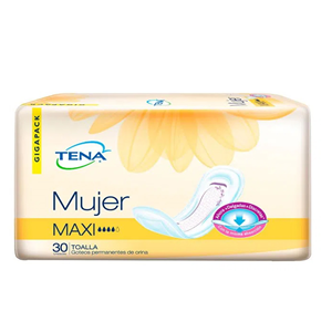 Toallas Higienicas Tena Mujer Maxi X 30 Unidades  - Tena