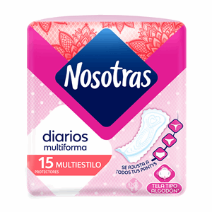 Nosotras Protec Diarios Multiestilo X 15 Und - Nosotras