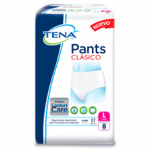 Pañal Tena Pants Clasico Talla L X 8 Unidades - Tena