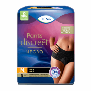Tena Pants Discreet Talla-m Negro X 8 Unds 46788 - Sin Asignar