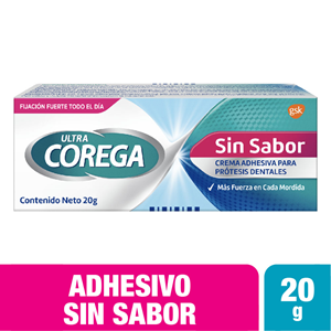 Corega Ultra Crema Sin Sabor X 20 G - Corega