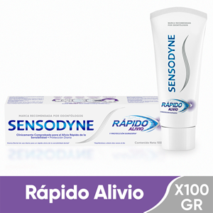Crema Dental Sensodyne Rapido Alivio X 100 G - Sensodyne