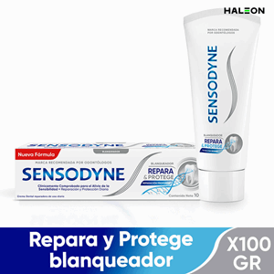 Crema Dental Sensodyne Blanqueador Repara Y Protege Tubo X 100 G - Sensodyne