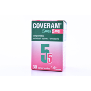 Coveram 5/5 Mg X 30 Comprimidos - Coveram