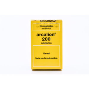 Arcalion 200 Mg Fco X 20 Comprimidos Recubiertos. - Arcalion