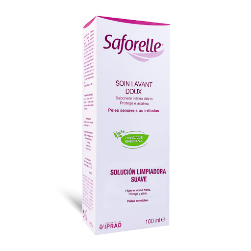 Jabón Intimo Saforelle Solución Limpiadora Suave Frasco X 100 Ml - Saforelle
