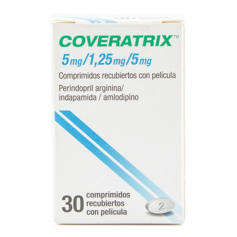 Coveratrix 5/1.25/5 Mg Fco X 30 Comprimidos Recubiertos Con Pelicula (222935) - Coveratrix