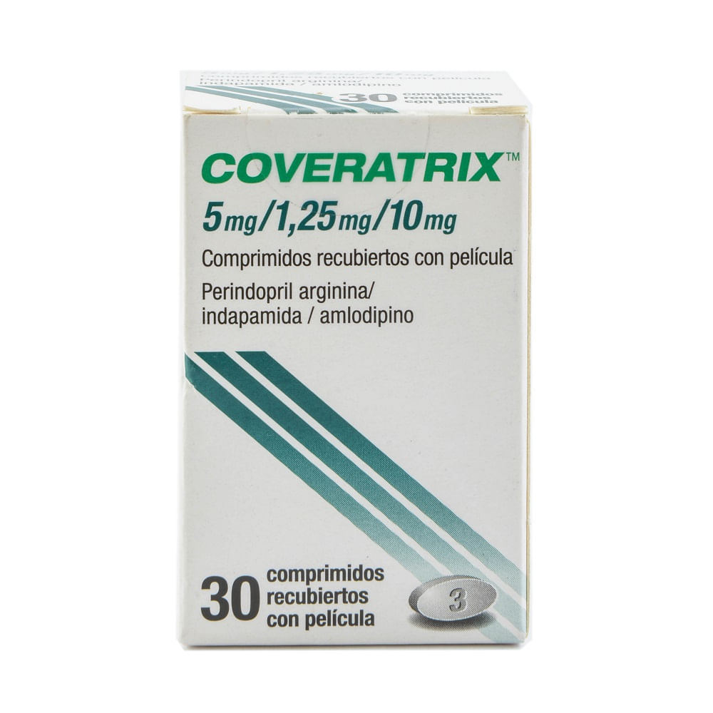 Coveratrix 5/1.25/10 Mg Fco X 30 Comprimidos Recubiertos Con Pelicula. - Coveratrix