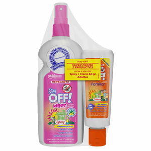 Repelente Stay Off Spr Niños Spray X 120 Ml + Stay Off Familiar Crema X 60 Ml ( Super Oferta ) - Stay  Off