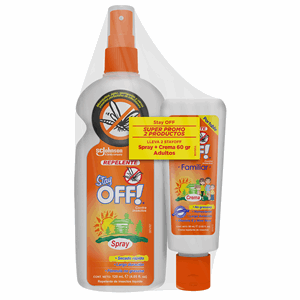 Repelente Stay Off Spray Adulto X 120 Ml  Stay Off Crema Familiar X 60 Ml Super Oferta - Stay  Off