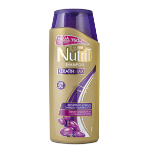 Shampoo Nutrit Ultra Keratinmax Frasco X 750 Ml - Nutrit