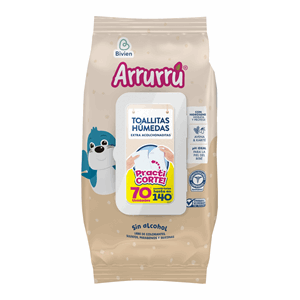 Arrurru Bivien Toallitas Humedas Extra Acol Avena & Karite X 70 Und P/esp Pra - Arrurru