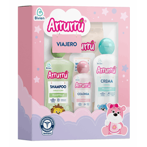 Arrurru Bivien Est Viajero Rosado Surt (col+sham+crema+toall Hum) - Arrurru